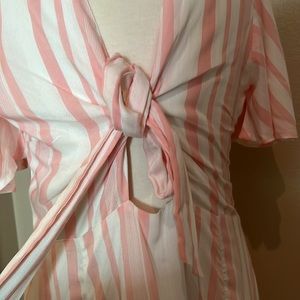 Lost + Wander Short Sleeve Maxi Dress with Slits